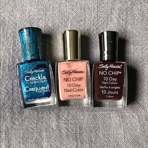 Sally Hansen Nail Polish Trio